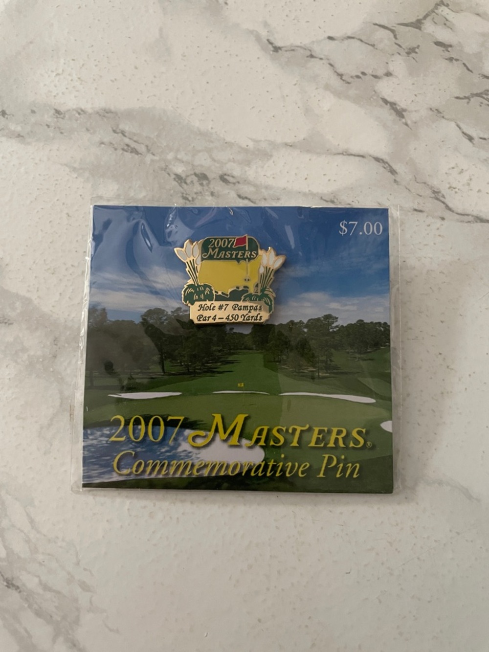 2007 Augusta National Masters Tournament Commemorative Golf Pin Brand New